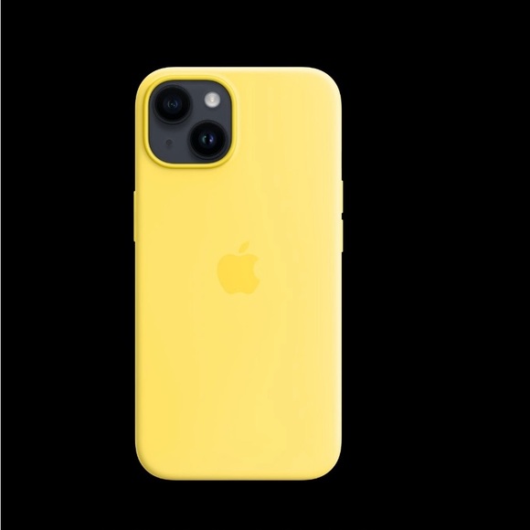 NWT Original Apple IPhone 14 Silicone Case Cover MagSafe Sunglow - Picture 3 of 11